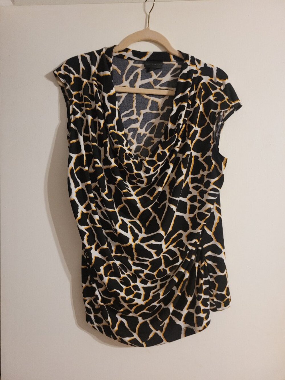 Cowl neck tank top